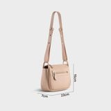  Túi Yuumy ( Thời trang nữ size 23 - Túi đeo chéo da Seasand YN230K ) - Kem 