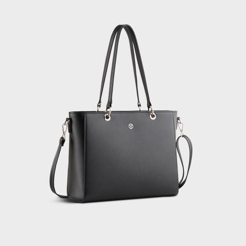 Túi xách da nữ công sở bản lớn hiện đại Yuumy Seasand YTX50D màu đen