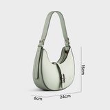  Túi Yuumy ( Thời trang nữ size 24 - Túi đeo vai da Seasand YN215XN ) Màu xanh ngọc 