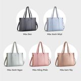  Túi Yuumy ( Thời trang nữ công sở thời trang đi làm - Túi xách da Bergen YTX41XN ) Màu xanh ngọc 