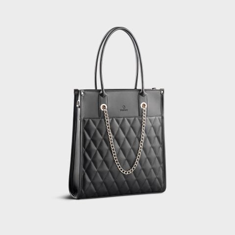 Túi Yuumy ( Thời trang nữ công sở cỡ lớn - Túi xách da Seasand YTX63D) màu đen