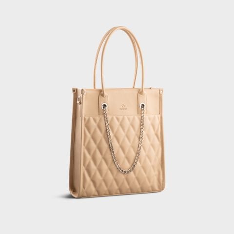 Túi Yuumy ( Thời trang nữ công sở cỡ lớn - Túi xách da Seasand YTX63K) màu kem