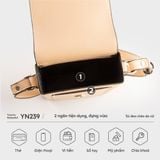  Túi Yuumy ( Thời trang nữ mini đựng điện thoại - Túi đeo chéo da Seasand YN239XA ) - Xanh nhạt 