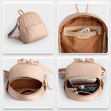  Balo Yuumy ( Thời trang nữ cỡ trung - Balo da Seasand YBA50D ) màu đen 