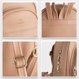  Balo Yuumy ( Thời trang nữ cỡ trung - Balo da Seasand YBA51KT ) Kem tây 