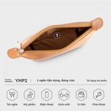  Túi Yuumy (Thời trang nữ đựng mỹ phẩm - Túi da Seasand YMP2TM) màu tím 