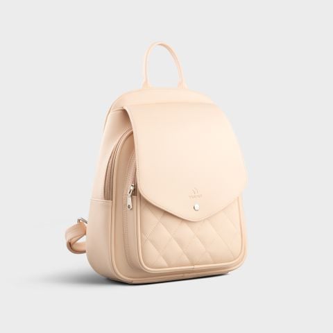 Balo Yuumy (Thời trang nữ đựng vừa A4 - Balo da Seasand YBA108HA) màu hồng dâu