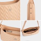  Túi Yuumy ( Thời trang nữ size 21 - Túi đeo vai da Seasand YN192D ) màu đen 