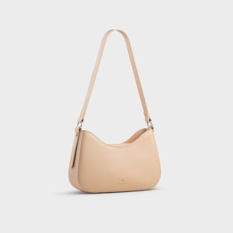 Túi đeo vai da nữ thiết kế đơn giản dễ phối đồ Yuumy Seasand YN266K màu kem