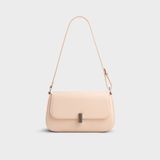  Túi Yuumy ( Thời trang nữ phối khóa kim loại size 24 - Túi đeo vai da Seasand YN263HA ) - Hồng dâu 