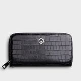  Ví Yuumy ( Thời trang nữ cầm tay - Ví da Verein YV82D ) Màu đen 