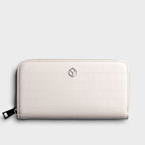  Ví Yuumy ( Thời trang nữ cầm tay - Ví da Verein YV82T ) Màu trắng 