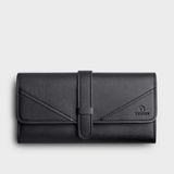  Ví Yuumy (  Thời trang nữ kiểu cầm tay-Ví da Seasand YV35D ) màu đen 