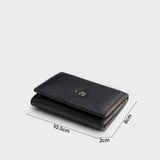  Ví Yuumy ( Thời trang nữ cầm tay - Ví da Seasand YV106D ) - Đen 