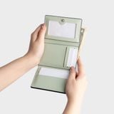  Ví Yuumy ( Thời trang nữ cầm tay - Ví da Seasand YV106XN ) - Xanh ngọc 