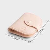  Ví Yuumy ( Thời trang nữ cầm tay mini - Ví da Seasand YV114HA ) - Hồng dâu 
