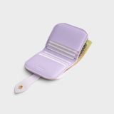  Ví Yuumy ( Thời trang nữ cầm tay mini - Ví da Seasand YV114TM ) - Tím 