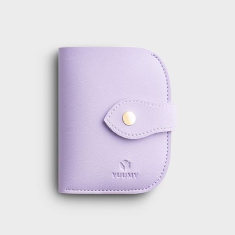 Ví da nữ cầm tay mini Yuumy Seasand YV114TM màu tím