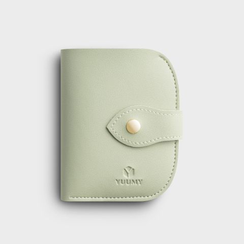 Ví da nữ cầm tay mini Yuumy Seasand YV114XN màu xanh ngọc
