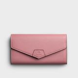  Ví Yuumy (  Thời trang nữ dáng dài - Ví da Seasand YV61HR ) Hồng ruốc 