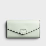  Ví Yuumy (  Thời trang nữ dáng dài - Ví da Seasand YV61XN ) xanh ngọc 