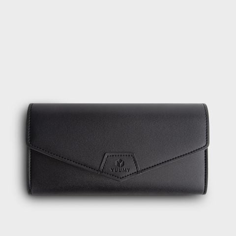  Ví Yuumy (  Thời trang nữ dáng dài - Ví da Seasand YV61D ) - Đen 