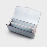  Ví Yuumy (  Thời trang nữ dáng dài - Ví da Seasand YV66XA ) Màu xanh nhạt 