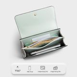  Ví Yuumy (  Thời trang nữ dáng dài - Ví da Seasand YV67XN ) Màu xanh ngọc 