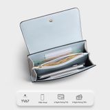  Ví Yuumy (  Thời trang nữ dáng dài - Ví da Seasand YV67XA ) xanh nhạt 