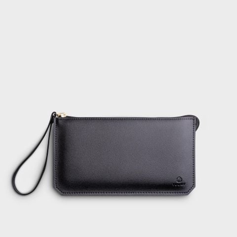  Ví Yuumy ( Thời trang nữ kèm dây đeo - Ví da Seasand YV68D ) Màu đen 