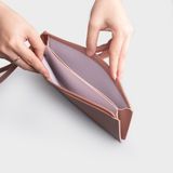  Ví Yuumy ( Thời trang nữ kèm dây đeo - Ví da YV68HD ) Màu hồng đất 