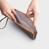  Ví Yuumy ( Thời trang nữ kèm dây đeo - Ví da Seasand YV68K ) màu kem 