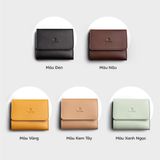  Ví Yuumy (  Thời trang nữ nhỏ gọn - Ví da Seasand YV85XN ) Màu xanh ngọc 