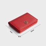  Ví Yuumy ( Thời trang nữ cầm tay mini đựng thẻ - Ví da Seasand YV115DO ) - Đỏ 