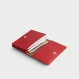  Ví Yuumy ( Thời trang nữ cầm tay mini đựng thẻ - Ví da Seasand YV115DO ) - Đỏ 