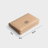  Ví Yuumy ( Thời trang nữ cầm tay mini đựng thẻ - Ví da Seasand YV115K ) - Kem 