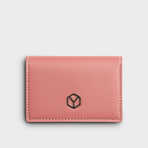 Ví Yuumy ( Thời trang nữ cầm tay mini đựng thẻ - Ví da Seasand YV115HR ) - Hồng ruốc