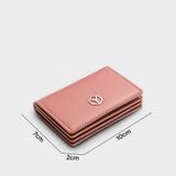  Ví Yuumy ( Thời trang nữ cầm tay mini đựng thẻ - Ví da Seasand YV115HR ) - Hồng ruốc 