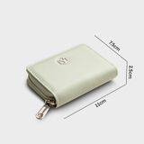  Ví Yuumy ( Thời trang nữ cầm tay nhỏ gọn - Ví da Seasand YV110XN ) - Xanh ngọc 
