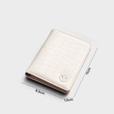  Ví Yuumy (  Thời trang nữ  nhỏ gọn - Ví da Verein YV83T ) Màu trắng 