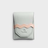  Ví Yuumy ( Thời trang nữ cỡ nhỏ - Ví móc khóa da Seasand YV81XN ) Màu xanh ngọc 
