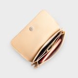  Ví Yuumy ( Thời trang nữ dáng ngang kèm dây đeo chéo - Ví da Seasand YV112XA ) - Xanh nhạt 