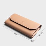  Ví Yuumy (  Thời trang nữ cầm tay dáng dài - Ví da Seasand YV76KT ) Màu kem tây 