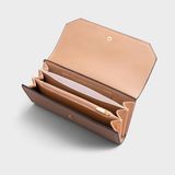  Ví Yuumy (  Thời trang nữ cầm tay dáng dài - Ví da Seasand YV76KT ) Màu kem tây 