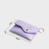  Ví Yuumy ( Thời trang nữ đựng namecard đa năng - Móc khóa da Seasand YMK24TM ) - Tím 