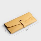  Ví Yuumy (  Thời trang nữ dáng dài - Ví da Seasand YV47V ) màu vàng 