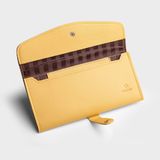  Ví Yuumy (  Thời trang nữ dáng dài - Ví da Seasand YV47V ) màu vàng 