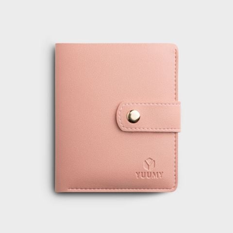  Ví Yuumy ( Thời trang nữ cầm tay - Ví da Seasand YV52HP ) màu hồng phấn 