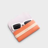  Ví Yuumy (Thời trang nữ tiện lợi đựng mắt kính - Ví da Ripple YV121C) màu cam 