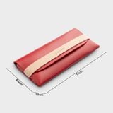  Ví Yuumy (Thời trang nữ tiện lợi đựng mắt kính - Ví da Ripple YV121DO) màu đỏ 